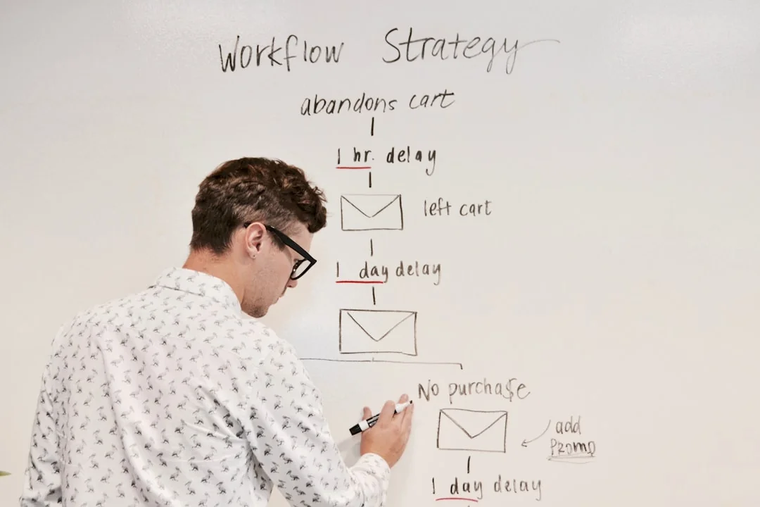 A top view on charts and smartphone in an office, showcasing data analytics.